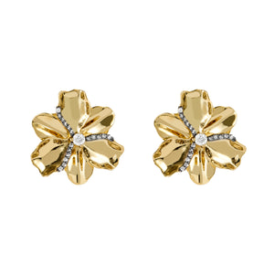 Flower Polished Earrings