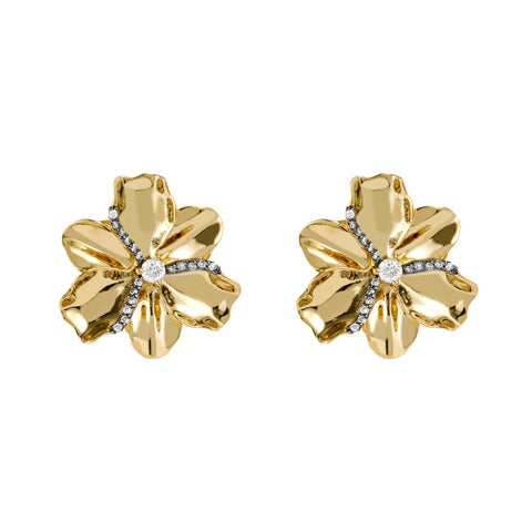Flower Polished Earrings
