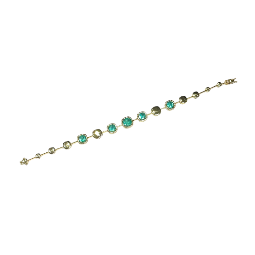 Pulseira Bubble Emerald