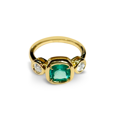 Anel Bubble Emerald